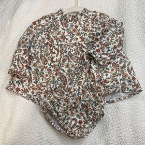 La Coqueta Charming Floral Kids Matching Set Blouse